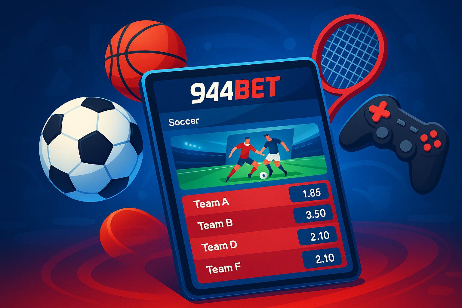 Apostas esportivas no cassino online 944BET 